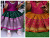 Picture of Benaras and crush fabric lehenga 6-12M