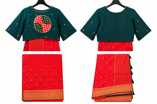 Picture of Banarasi Tussar Silk Saree