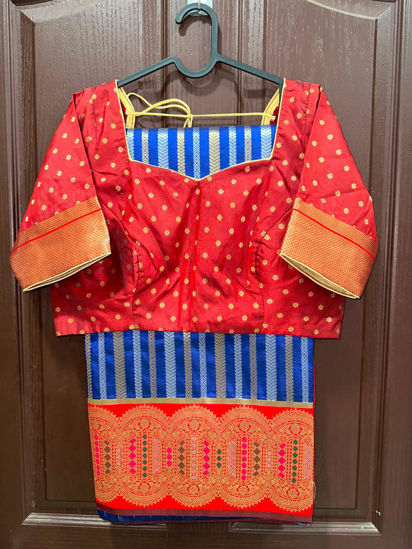 Picture of Never worn Banarasi Blue Saree
