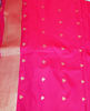 Picture of Premium quality Reddish pink Semi Katan Banaras saree