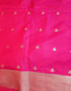 Picture of Premium quality Reddish pink Semi Katan Banaras saree
