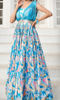 Picture of Floral chinnon Long Frock