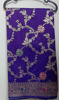 Picture of Never worn Dark purple fancy banaras saree with all over meenakari