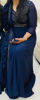 Picture of Anarkali Dress with attached ruffle drape and belt