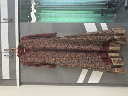 Picture of Ethnic Anarkali Gown with Attached Center-Slit Overlay Jacket