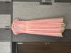 Picture of Blush Pink Floral Appliqué Net Gown with High Flare