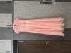 Picture of Blush Pink Floral Appliqué Net Gown with High Flare