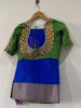 Picture of Fancy pattu saree with magam work blouse