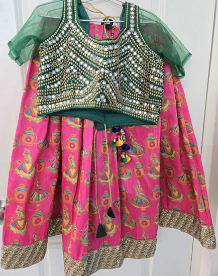 Picture of Vibrant pink chaniya choli 12y