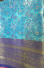 Picture of Beautiful Blue Semi Kanchi pattu saree never worn