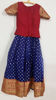 Picture of Organza Lehanga and maggam work blouse 8-9y
