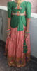 Picture of Red and green lehanga with maggam blouse 8-9Y