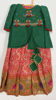 Picture of Red and green lehanga with maggam blouse 8-9Y