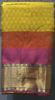Picture of Yellow pure Kanchi pattu saree