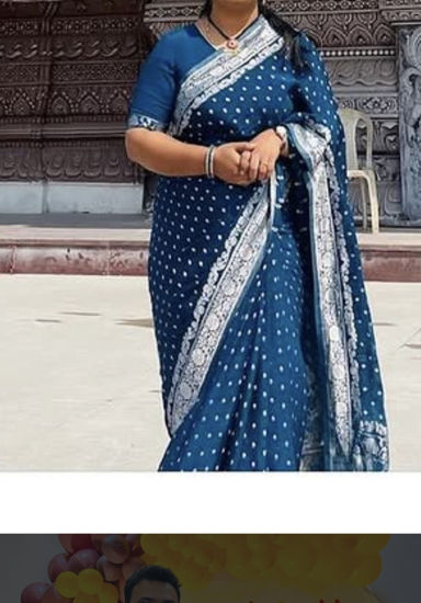 Picture of Khadi banaras Georgette saree
