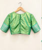 Picture of Green tissue saree with mahanati blouse