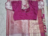Picture of Silver zari katan silk Saree
