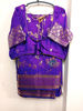 Picture of 💜 Purple Fancy Banaras saree with stitched blouse💜