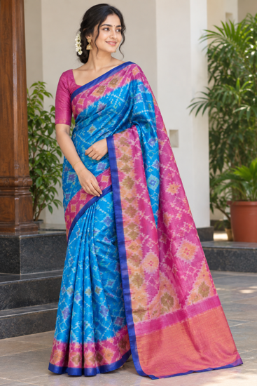 Picture of Ikkath pochampally Saree