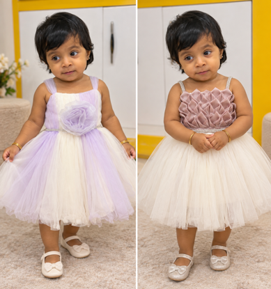 Picture of Set of 2 Beautiful Baby frocks 0-2y
