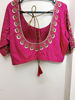 Picture of Pink maggam work blouse ( suitable for multiple sarees)