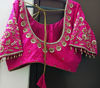 Picture of Pink maggam work blouse ( suitable for multiple sarees)