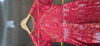 Picture of Tomato red ethnic silk cotton full frock 11-12y