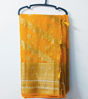 Picture of Bright yellow Banaras Fancy Organza saree ( no blouse)