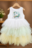 Picture of Unicorn party wear frock & yellow party wear frock combo 1Y