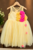 Picture of Unicorn party wear frock & yellow party wear frock combo 1Y