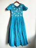 Picture of Teal blue long frock 9-12 yrs