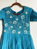 Picture of Teal blue long frock 9-12 yrs