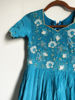 Picture of Teal blue long frock 9-12 yrs