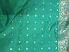 Picture of Beautiful Sea green blue dual tone fancy banaras never worn saree