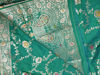 Picture of Beautiful Sea green blue dual tone fancy banaras never worn saree
