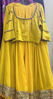 Picture of Haldi Lehanga with bead work