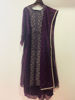 Picture of Purple Anarkali Suit with Embroidered Dupatta.
