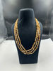 Picture of Natural Gold uneven shape pearls necklace