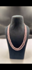 Picture of Natural Rose quartz pumpkin necklace