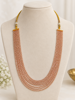 Picture of Cz’s and swarovski pearls necklace in 7 lines