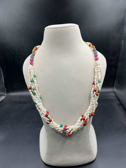 Picture of Natural keshi pearl necklace