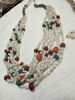 Picture of Natural keshi pearl necklace