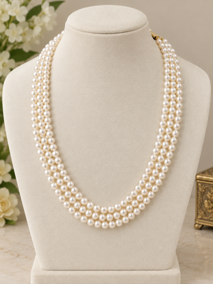 Picture of Natural Button pearl Necklace