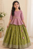 Picture of Soft organza lehenga crop top 8-9Y