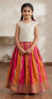 Picture of Benaras langa with chickenkari blouse 7-8Y
