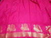 Picture of Fancy Dola silk saree with unstitched blouse