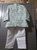 Picture of Heavy embroidered coat set with 2 pants 6-12M