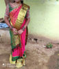 Picture of Pattu saree with maggam work blouse