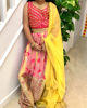 Picture of Georgette mirror work Lehanga