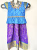 Picture of Kanchi pattu lehenga with work blouse 6M-1Y